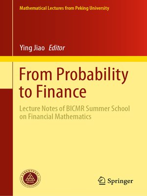 cover image of From Probability to Finance